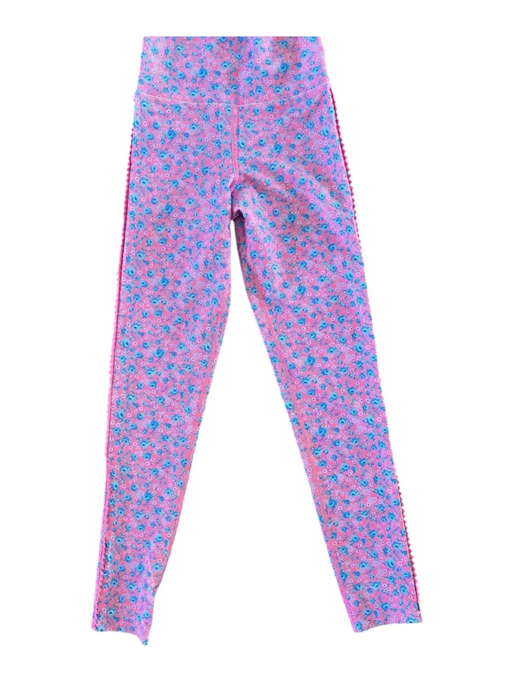 LoveShackFancy x Beach Riot Jade Leggings hot pink blue berries size XS